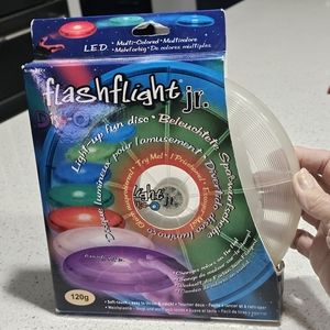 Flashlight Jr. FLYING DISC AS SHOWN Standard Size READ L👀K Vintage